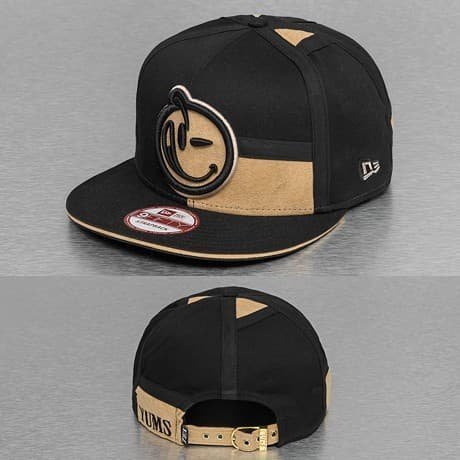 Yums Snapback Lippis Musta