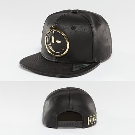 Yums Snapback Lippis Musta