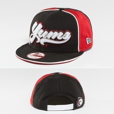 Yums Snapback Lippis Musta