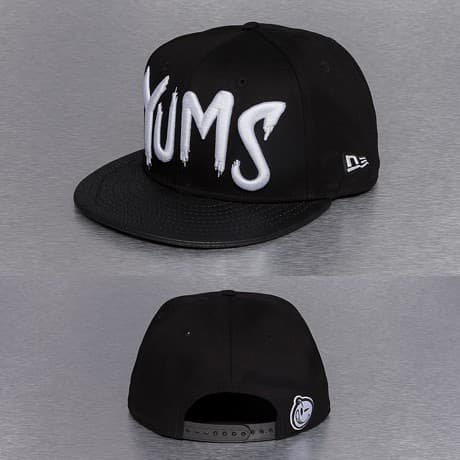 Yums Snapback Lippis Musta