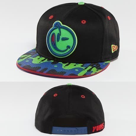 Yums Snapback Lippis Musta