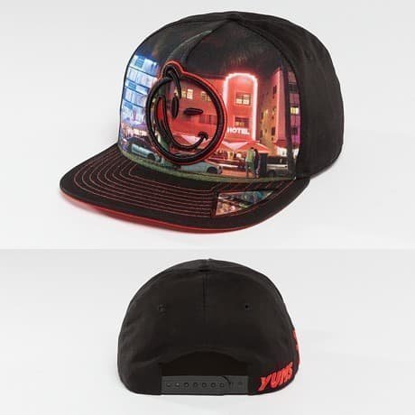 Yums Snapback Lippis Musta