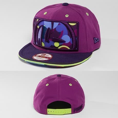 Yums Snapback Lippis Purpuranpunainen