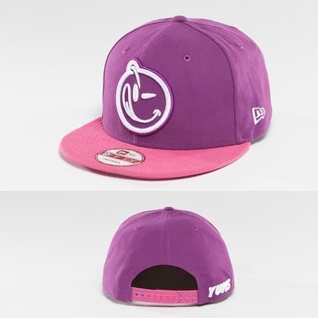 Yums Snapback Lippis Purpuranpunainen