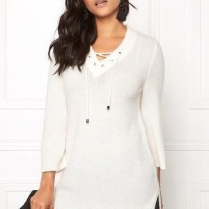 b.young Oyester v-neck Sweater Off White