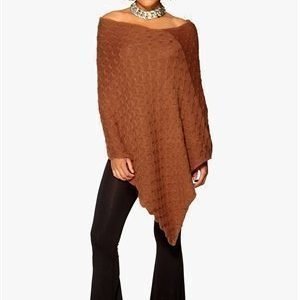 b.young Ozzine Poncho 803502 Cognac