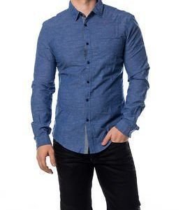 edc by Esprit Chambrey Shirt Blue