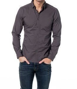 edc by Esprit Solid Shirt Grey