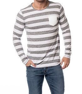 edc by Esprit Stripe Shirt Grey