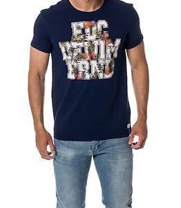 edc by Esprit Tropical T-Shirt Dark Blue