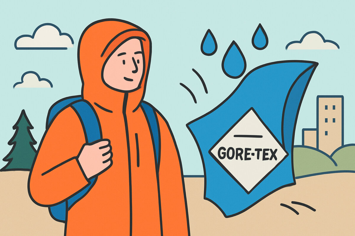Gore-Tex ja muut kalvomateriaalit ulkoiluvaatteissa