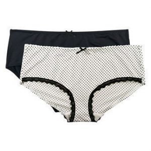 mariemeili Hipsterit 2-Pack May 2-Pakkaus Musta Valkoinen