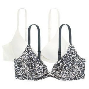 mariemeili Push up -liivit 2-Pack Roxy 2-Pakkaus Leopardi Offwhite