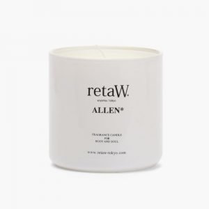 retaW Fragrance Candle Allen White