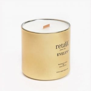 retaW Fragrance Candle Evelyn Gold